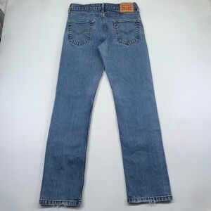 Levis 514 Straight Fit Jeans Mens W32 L32 Blue Denim Pants 31 x 32 Actual Faded